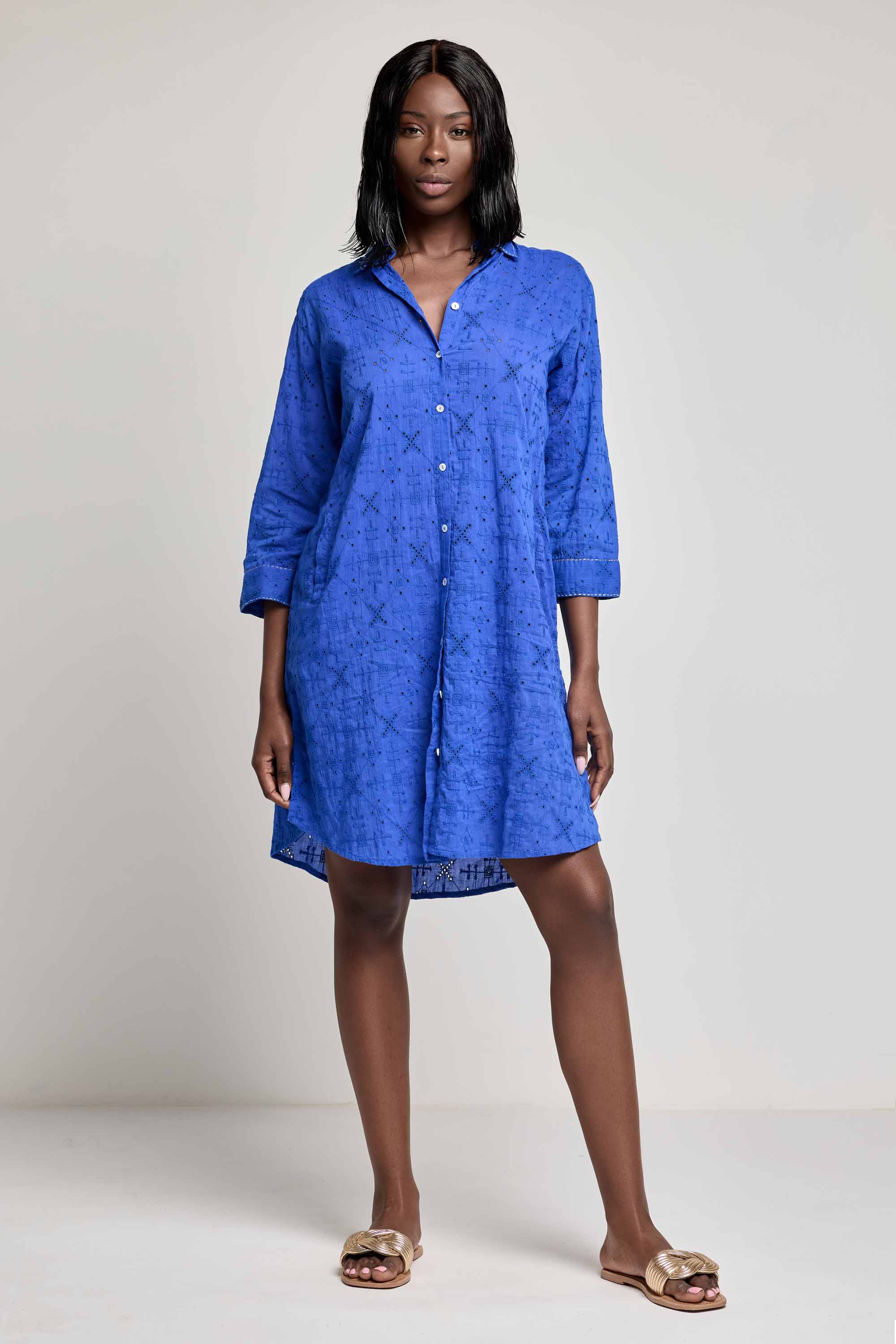 ABITO CAMICIA IN PIZZO PREGIATO DORIS - Image 9