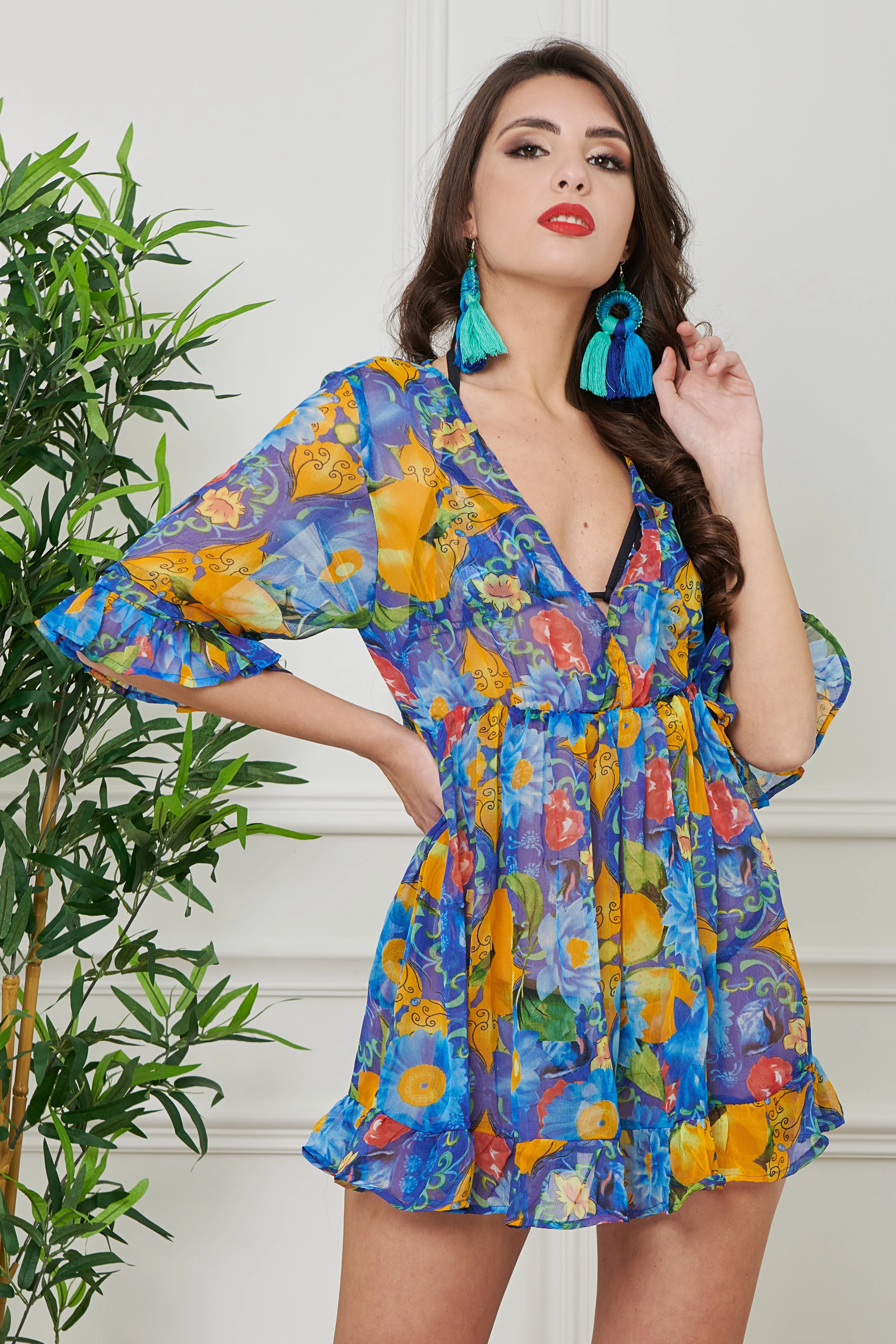 ABITO CHIFFON ROUCHES - Image 6