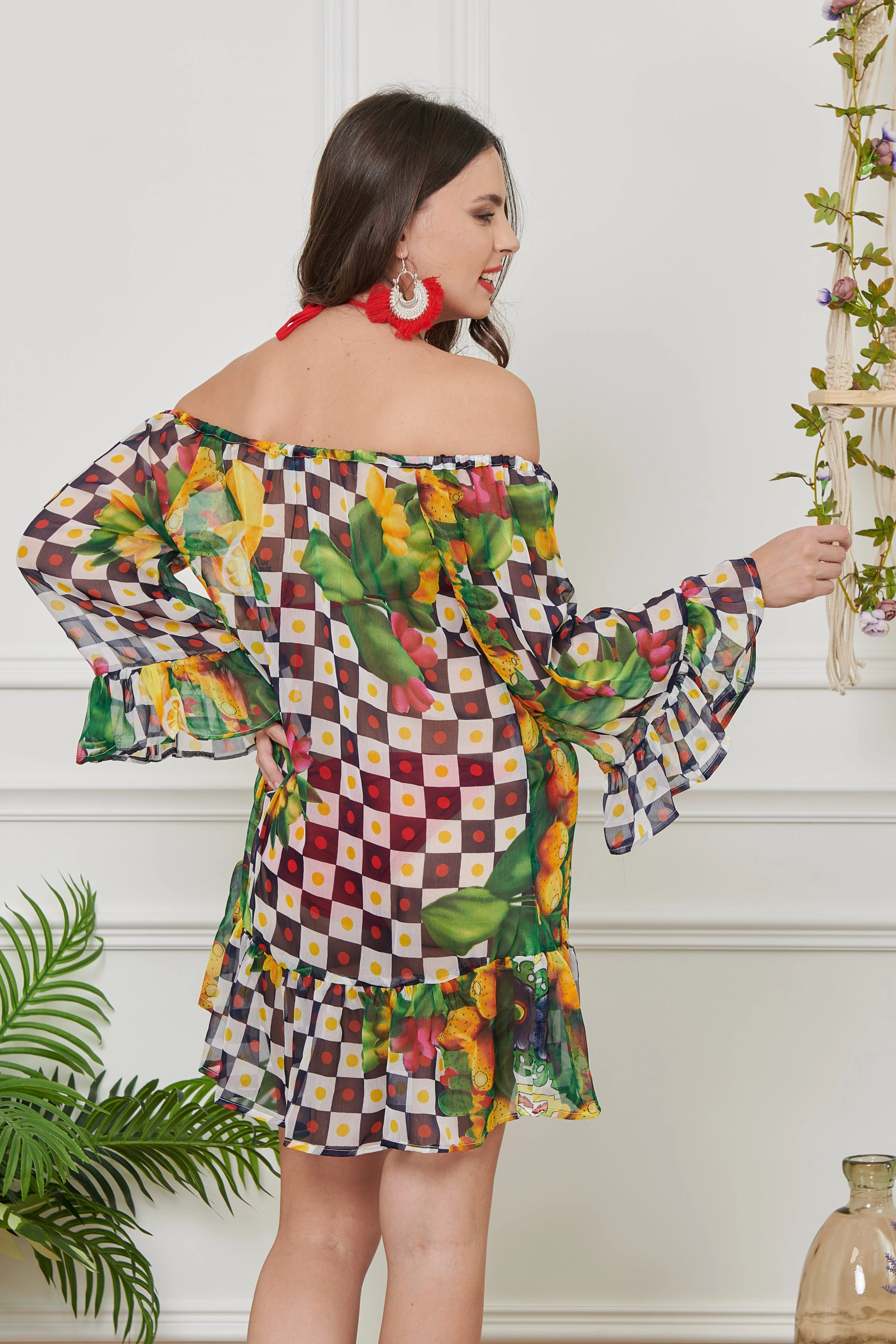 ABITO LEGGERO IN CHIFFON - Image 12