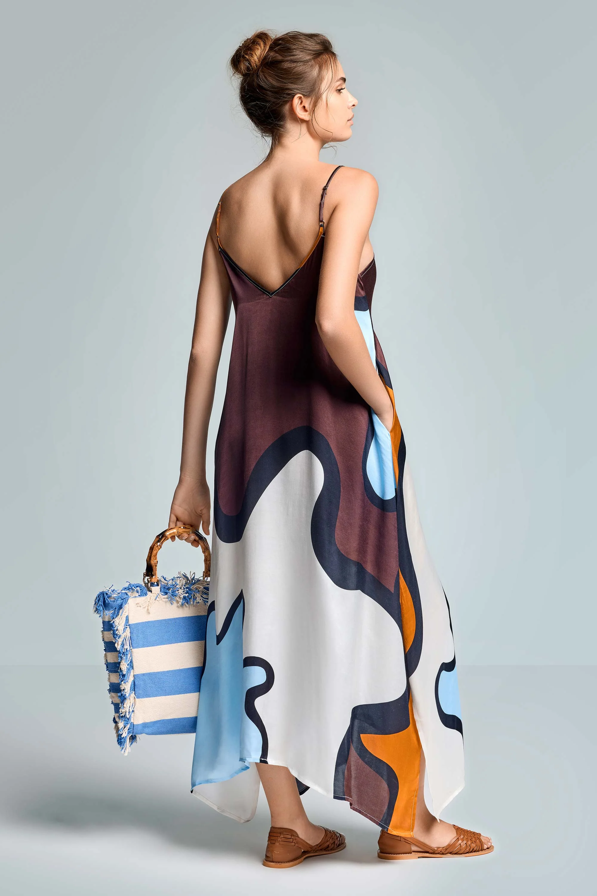 ABITO LUNGO CON SPALLINE MARILU - Image 3