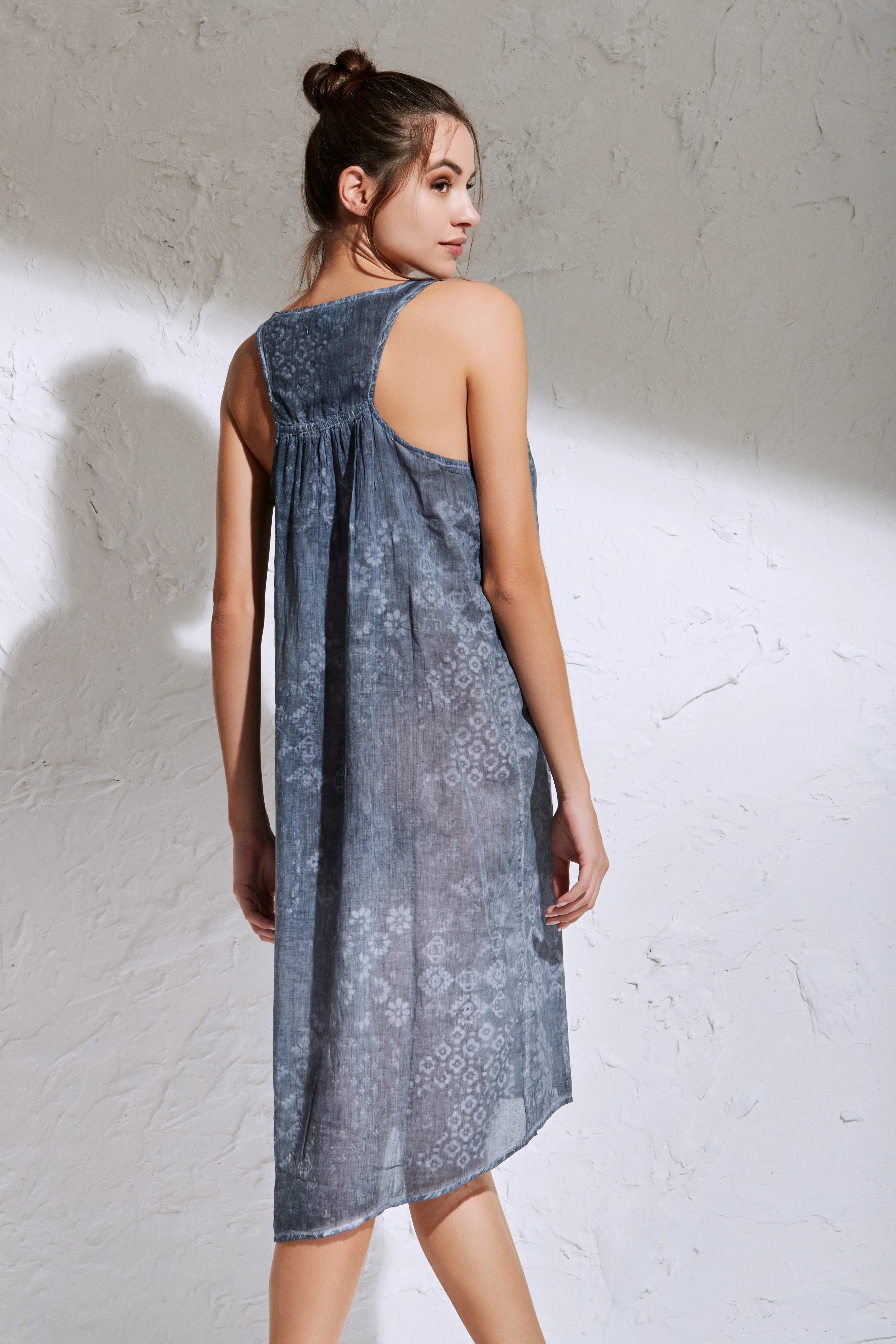 ABITO SMANICATO COLORE DENIM - Image 3