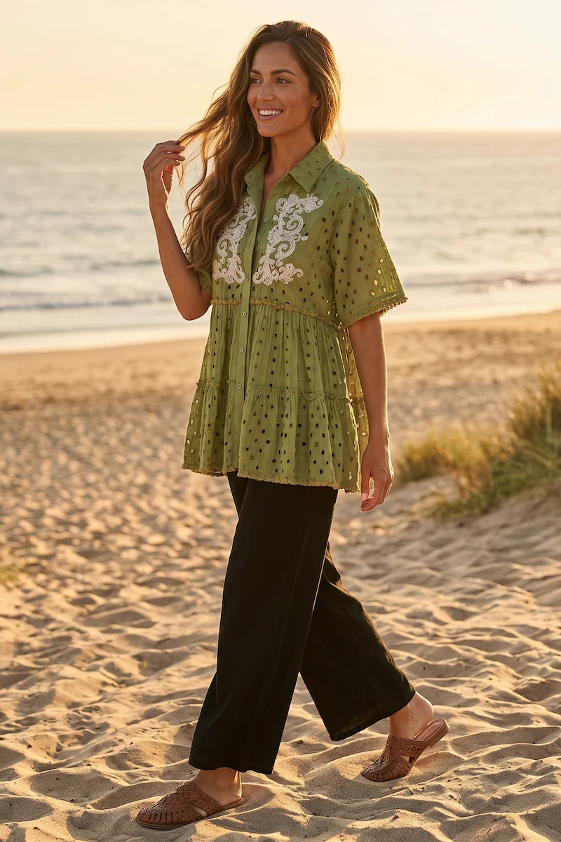 BLUSA INTARSI PORTOFINO