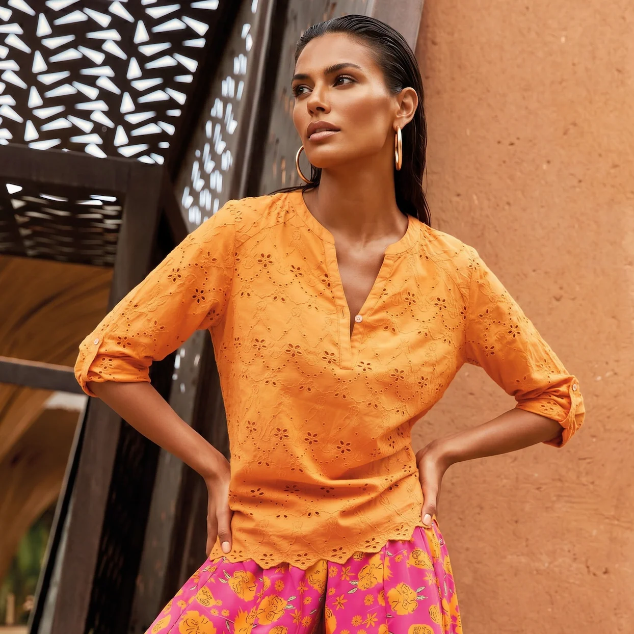BLUSA PIZZO SANGALLO