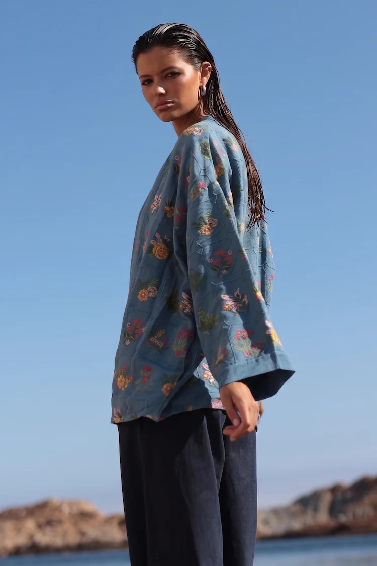 GIACCA KIMONO FANTASIA FIORI - Image 2