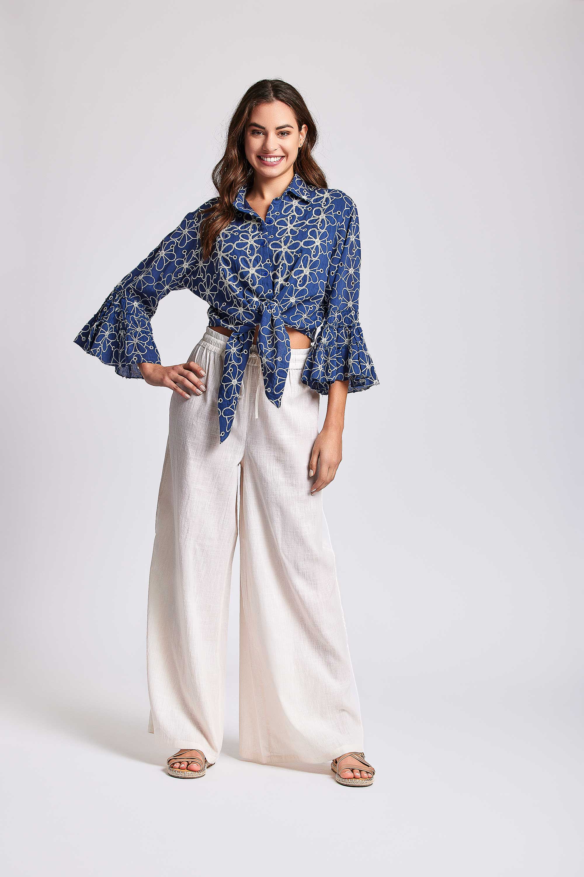 PANTALONI PALAZZO CLASSICO - Image 3