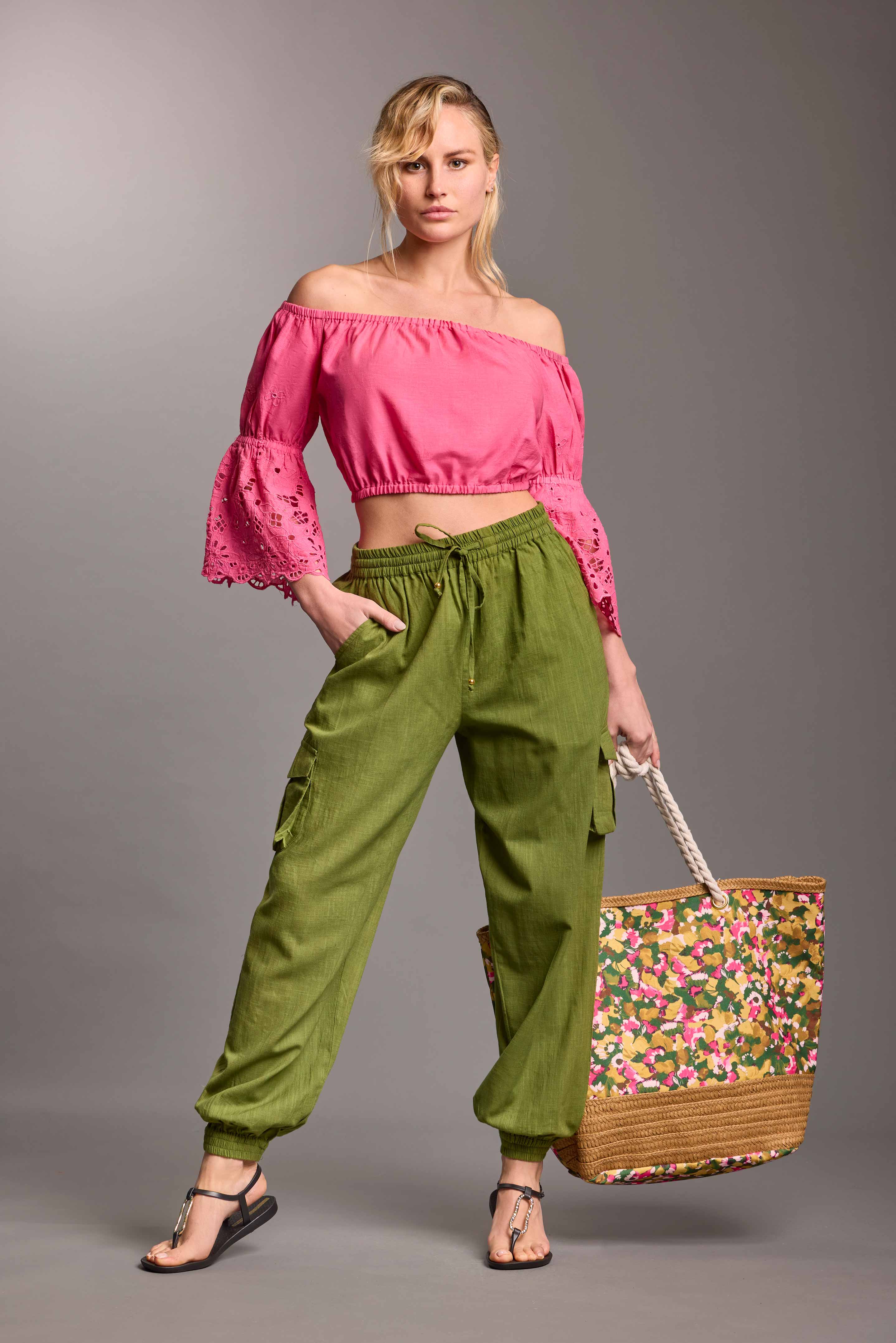 TOP CROP CON SCOLLO A BARCA MARTA - Image 3